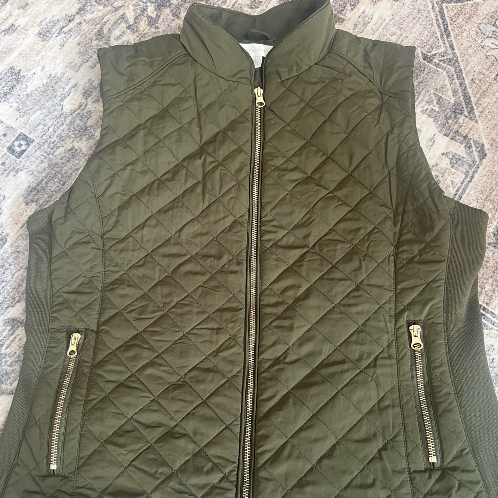 New York and Company Army Green Womens Vest